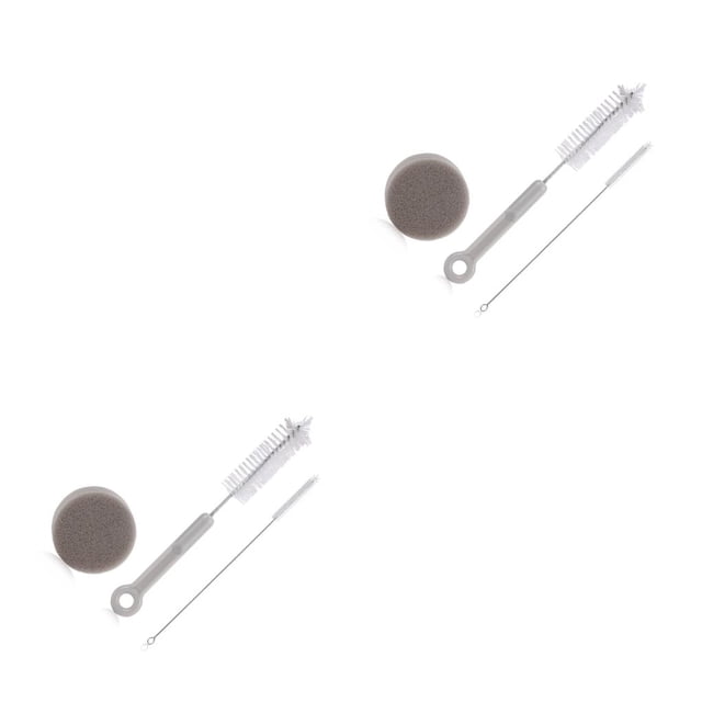 Methold Juego de limpieza para máquina de beber para mascotas, portátil, efectivo, contenedor para beber para mascotas, juego de cepillo de 6.8x6.8x2.5 cm 2Conjunto