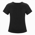 thumbnail image 6 of Kaprioy Girls T Shirts Knot Tunic Button Short Sleeve Tshirt Casual Tops Front Blouse Tee Kids Girls Tops Shirts, 6 of 6