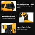 thumbnail image 3 of 20V Cordless Paint Sprayer with 3.0Ah Battery, Handheld Electric Paint Spraying Machine with 4 Nozzles & 3 Patterns 1200ml Large Capacity Paint Bottle Detachable Paint Machine for House Painting/Home, 3 of 9