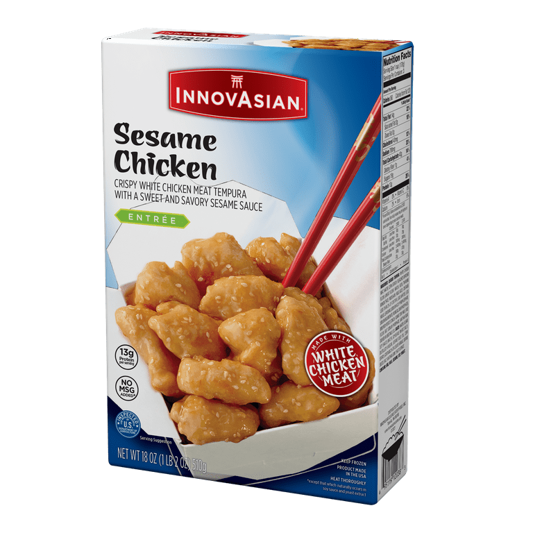 InnovAsian Sesame Chicken, 18 oz (Frozen Meal) - Walmart.com