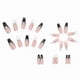 thumbnail image 3 of 24-Pack Pressed Nails Fake Ballerina Long Length Glitter Gold Powder DIY Manicure Tools Full Coverage Nail Stickers for Women, 3 of 5