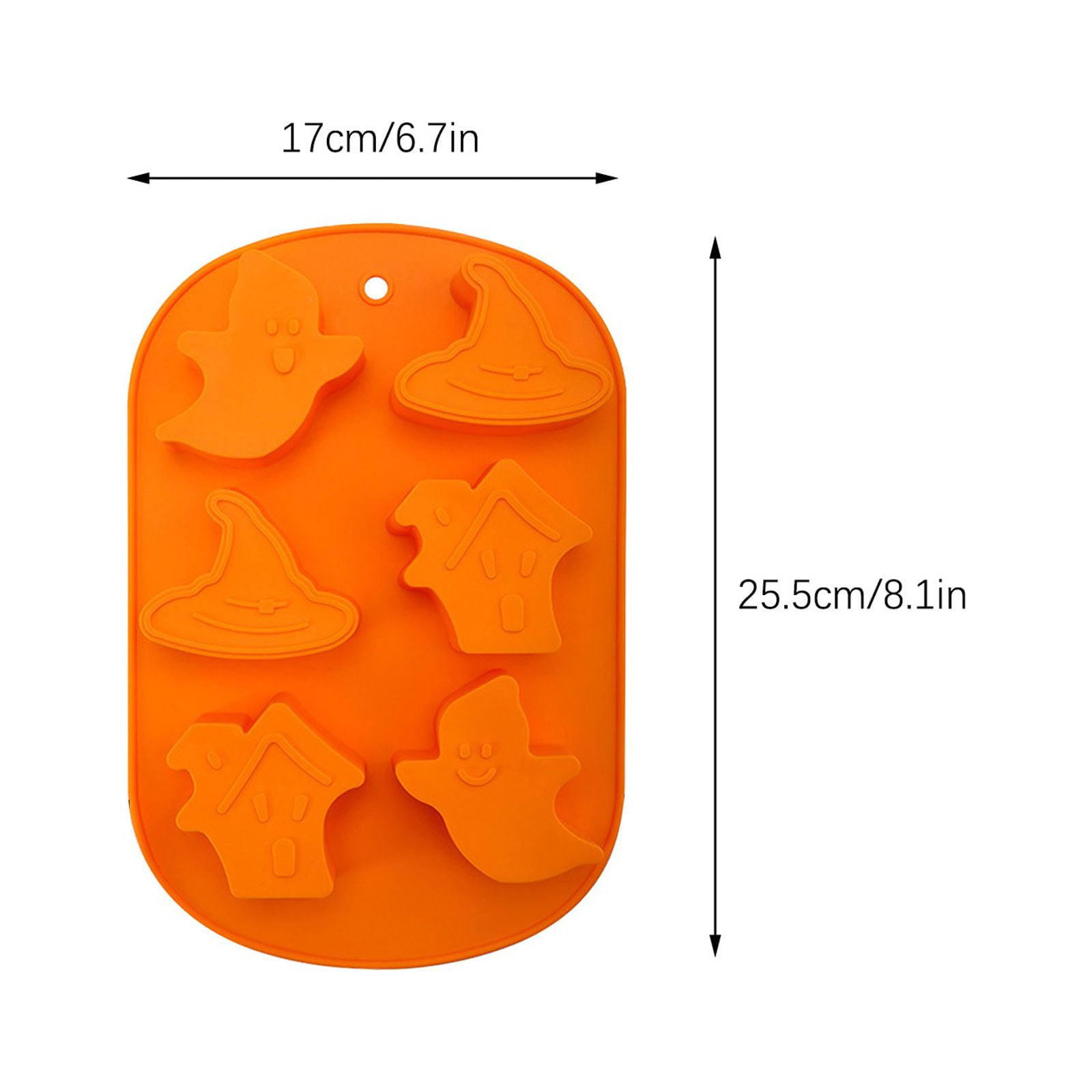 Moules à Chocolat Halloween Silicone 15 Cavités - Qualité Alimentaire, Pour Bonbons, Gelée, Glaçons, Pâtisserie