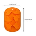 thumbnail image 2 of 3D Ghost Witch Hat Silicone Fondant Molds Halloween Party Chocolate Candy Clay Moulds 6 Cavity Non-Stick Molds for DIY Chocolate, Cake, Pudding, Ice Cream, Silica Gel Mould, Orange, 2 of 6