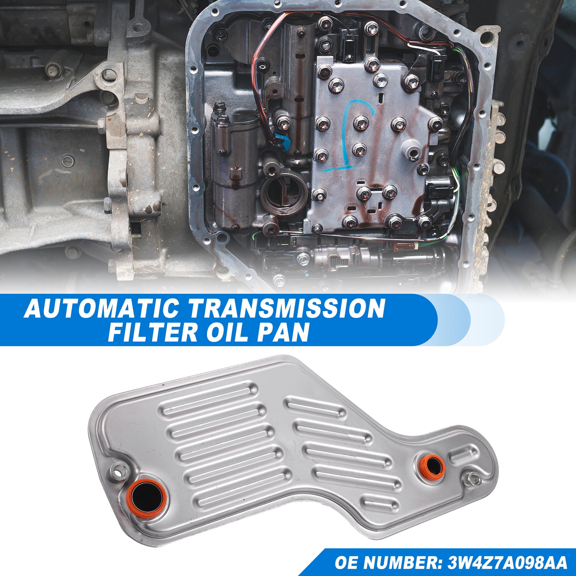 5R55N 5R55S LOW Automatic Transmission Filter Fit for Ford for Mustang 05-10 No.3W4Z7A098AA - Pack of 1