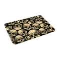 thumbnail image 2 of XMXT Non-Slip Polyester Bathroom Rugs Kitchen Door Mat, Vintage Skull Illustration Machine Washable Bath Mats Rug for Kitchen Shower Bathtub Decor, 15.7 x 23.6 inches, 2 of 9