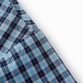 thumbnail image 6 of LIaqionyy Big and Tall Short Sleeve Shirt for Men's Plaid Dress Button down Casual Loose Tees Shirts with Pocket, 6 of 7