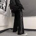 thumbnail image 2 of Pantalones Harajuku Y2k de gran tamaño para hombre, ropa de calle japonesa, pantalones de chándal coreanos, Pantalones rectos deportivos casuales estampados, 2 of 5