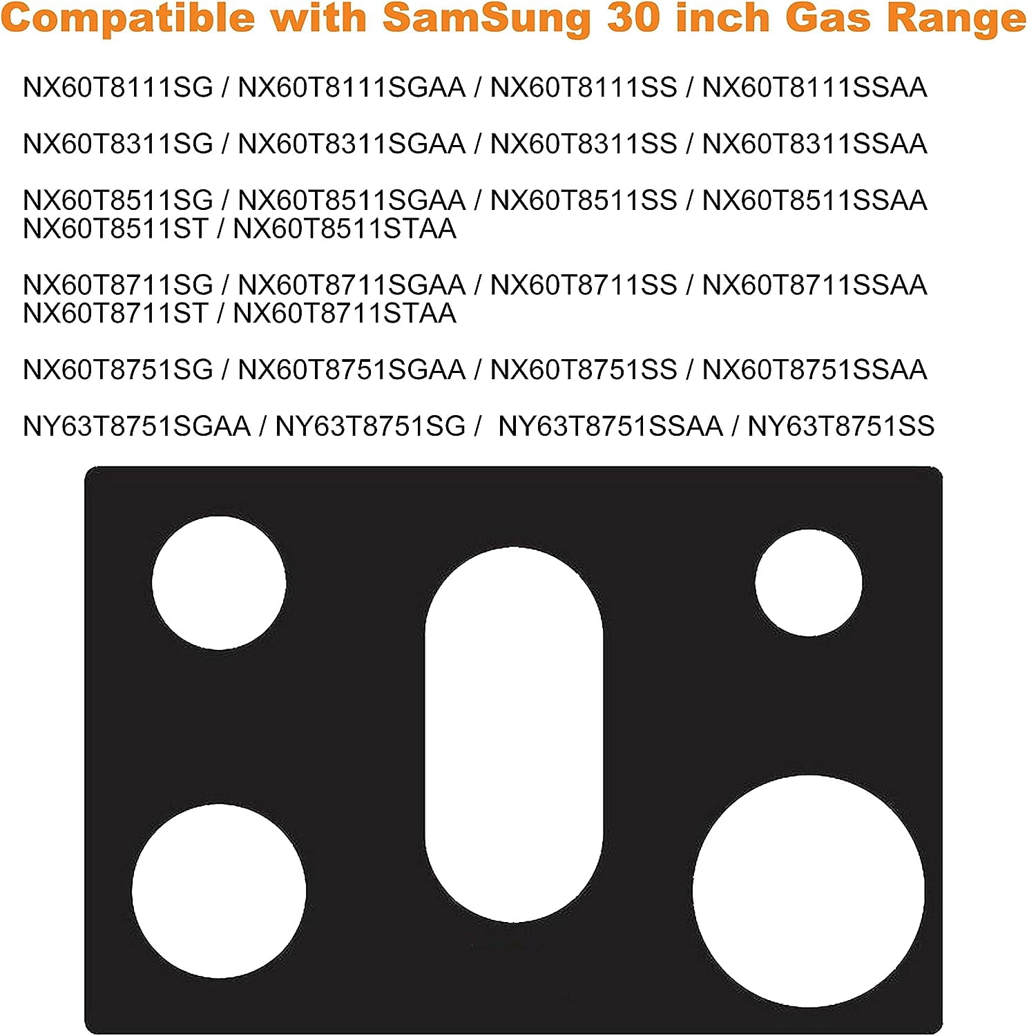 FanXm Samsung Gas Stove Protectors 30 Inch