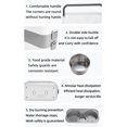 thumbnail image 3 of Royalbelle 200w Electric Heated Lunch Box,Portable Multi-functional Bento Box Food Container With Handle Design for Home Office School,stainless steel, 3 of 9