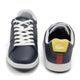 thumbnail image 6 of Lacoste Men's Carnaby Evo 0722 3 Sma Leather Fashion Sneakers, Navy \ Green,8.5 M US, 6 of 7