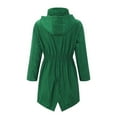 thumbnail image 7 of Women's Zip Up Lightweight Hooded Rain Jacket With Pockets Nylon Raincoat Swing Jacket Women Womens Winter Windbreaker Women's Windbreaker Jackets Womens Warm Jacket with Hood Rain Womens Jacket, 7 of 7