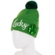 thumbnail image 4 of Gorro Abrigado Gorro de punto cálido bordado verde para el Día de San Patricio con diseño de trébol irlandés para hombres y mujeres (1 pieza) Rkxzt, 4 of 7