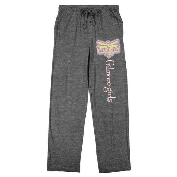 Gilmore Girls Dragonfly Inn Men's Heather Gray Sleep Pajama Pants-Medium