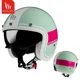 thumbnail image 5 of Casco de motocicleta retro MT, casco abierto para hombre, verano, certificación DOT ECE, ligero, lente negra, capacete de moto para BMW, 5 of 5
