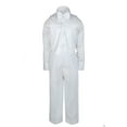 thumbnail image 4 of Boy Baby Christening White Tail Tuxedo Color Embroidery Mary Maria Stole Sm-7, 4 of 5