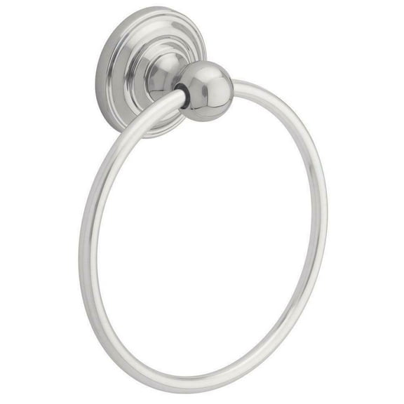 Decor Bathware 126751 Greenwich Bath Towel Ring Chrome Finish