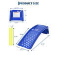 thumbnail image 3 of 8 Inch Blue Lift Solid Steel Car Ramps, 8000 LBS, Heavy Duty Auto Truck Ramps for Oil Change and Car Repair Vehicle Service Ramps for Car Truck SUV Repair Maintenance, 2 Pack, 3 of 6