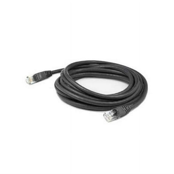 7 ft. RJ-45 Male to RJ-45 Male Straight Cat6 UTP Copper PVC Patch Cable, Black