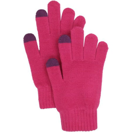 Touchpoint Women's Solid Touchpoint Glove, Pink, One Size