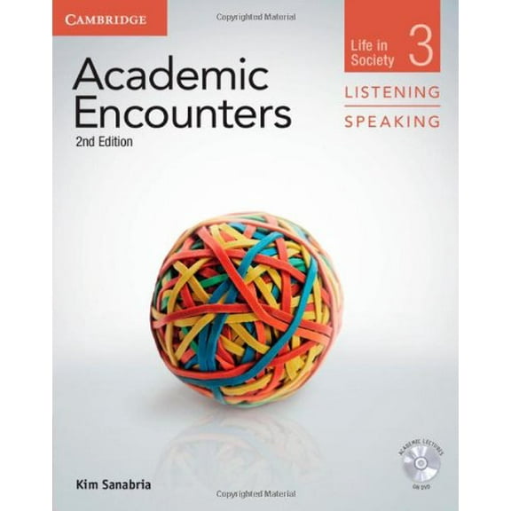Pre-Owned Academic Encounters Level 3 Student's Book Listening and Speaking with DVD: Life in Society by Kim Sanabria (Mixed media product, 2012) Paperback