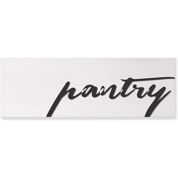 Pantry Script Rustic Wood Wall Sign 6x18