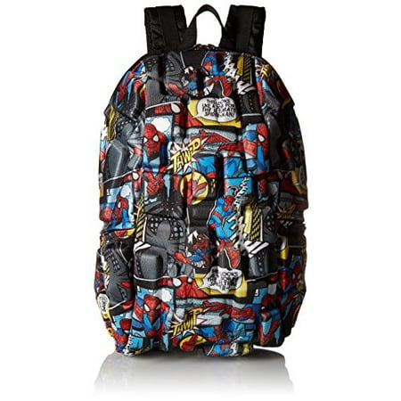 - Marvel Spiderman Comic Strip Backpack, Multi/Black