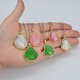 thumbnail image 2 of Collares con colgante de Buda Anniyo para mujer, amuleto rosa, blanco y verde, estilo chino, amuletos de Maitreya, estilo de joyería, Navidad, n.° 242606, cadena fina de 60 cm, 3 cm, rosa 2, cadena fi, 2 of 4
