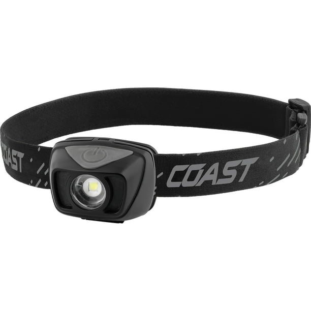 COAST PS64 375 Lumen Wide Angle Flood Beam LED Headlamp, 3 x AAA