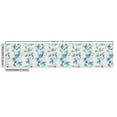 thumbnail image 2 of Ambesonne Grey and Blue Fabric by the Yard Upholstery, Daisies, 5 Yards, Pale Grey Black Blue, 2 of 4