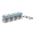 thumbnail image 3 of Teclado Llavero Fidget Strade Fareast Limited colgante juguete azul y claro, 3 of 8