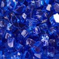 thumbnail image 3 of WestinTrends Sansom Outdoor Tempered Glass Rocks Beads for Firepit, Cobalt Blue, 3 of 9