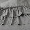 thumbnail image 5 of HIG 3 Piece Vintage Duvet Cover Set, Ultra Soft Pre-washed Microfiber, Dark Gray, Queen, 5 of 12