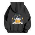 thumbnail image 5 of Women's Oktoberfest Printed Drop Shoulder Hoodie for Everyday Wear and Casual in Autumn/Winter Season Black S, 5 of 7