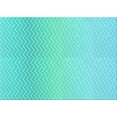 thumbnail image 1 of Ahgly Company Indoor Rectangle Patterned Turquoise Green Area Rugs, 2' x 4', 1 of 6