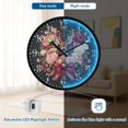 thumbnail image 5 of Voice Activated Clock with Glow Light 12 Inch Large Silent Wall Clock Battery Operated for Home Decor Beautiful and Detailed Deer, 5 of 8