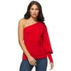 Sofia Jeans by Sofia Vergara Women's One-Shoulder Sweater