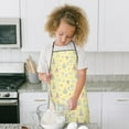 thumbnail image 4 of Yellow Princess Unicorn Pattern Kids Aprons for Girls and Boys,Adjustable Neck Strap Toddler Aprons for Kids Cooking Baking, 4 of 6