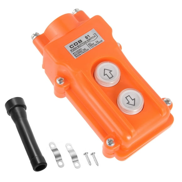 Unique Bargains 3pcs Rainproof Hoist Crane Pendant Control Station Push Button Switch 2 Ways