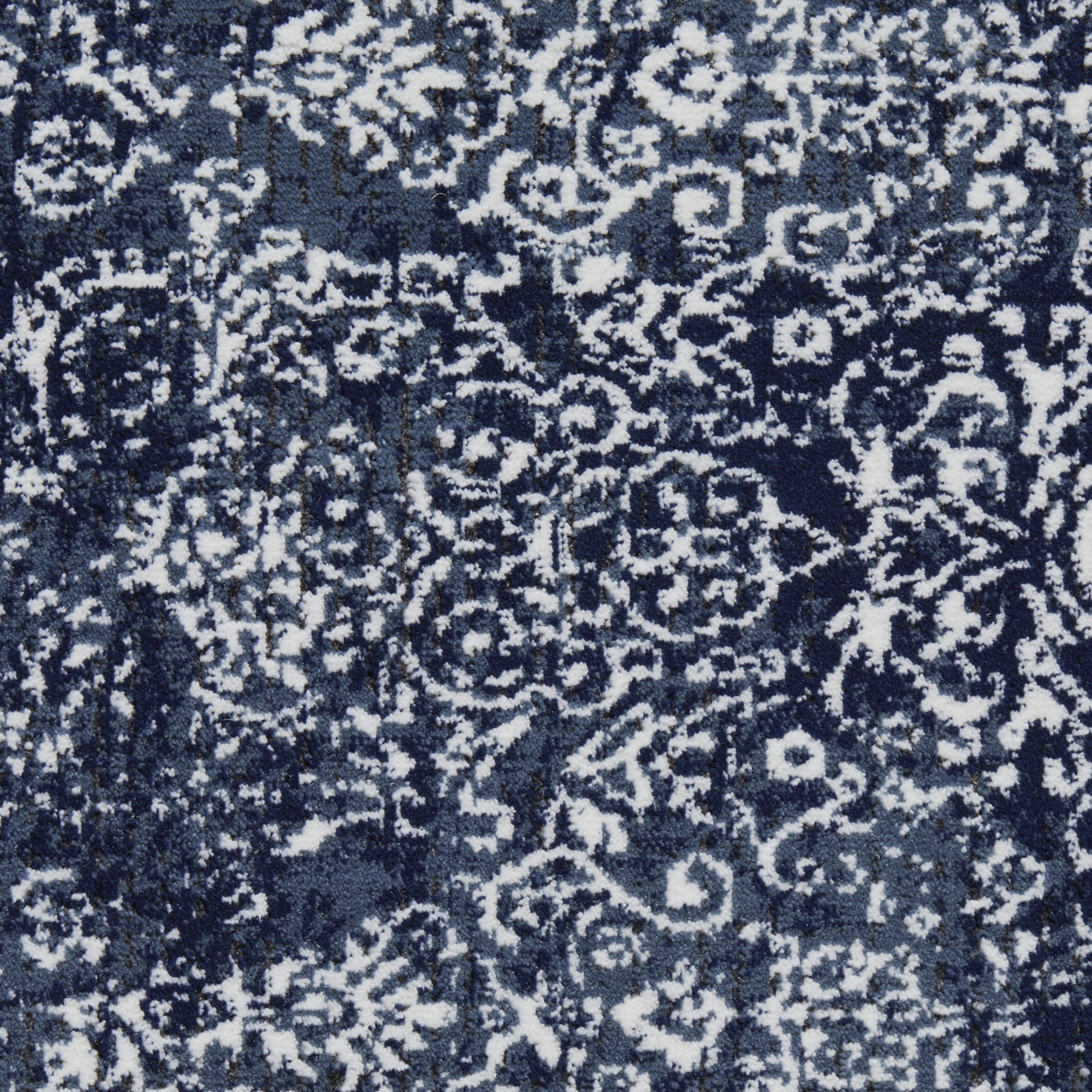 Loomaknoti Aysal Armilli 9' x 12' Distressed Indoor Area Rug , Blue/Cream