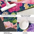 thumbnail image 3 of Pioneer Flower Floral Print Pattern Kitchen Rug Mat,Kitchen Runner Rugs Non Skid Washable,Decorative Kitchen Floor Mats for Kitchen,Sink,Laundry,17"X47", 3 of 5