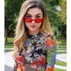 thumbnail image 3 of Gafas de Sol FEISEDY Pequeñas de Ojo de Gato Vintage Cuadradas para Mujer B2291, 3 of 6