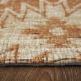 thumbnail image 6 of Feizy Lilliana Transitional Geometric, Orange/Ivory/Tan, 2' x 3' Accent Rug Handmade Reversible Global Diamond Design Carpet for Living Dining Bed Room, 6 of 9