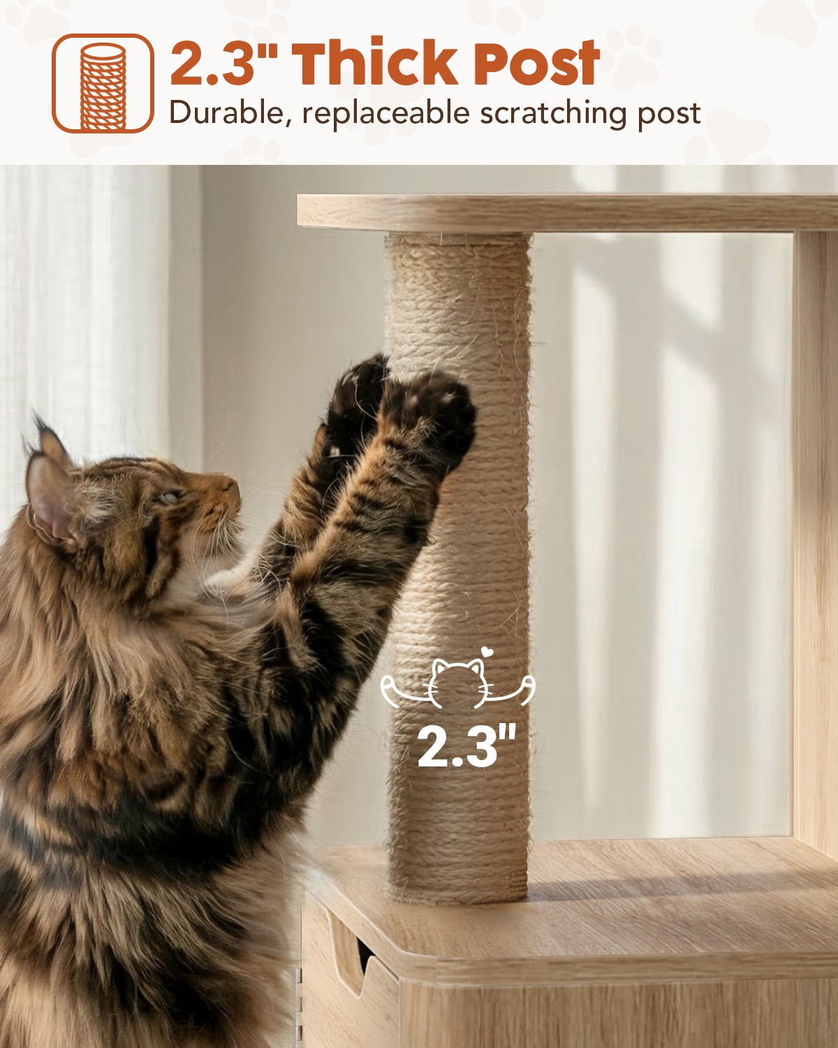Dog Proof Cat Feeding Station with Bowls, Moving Wheels Cat Food Table, Cat Bed Window Perch with Vertical Scratcher and Mat
