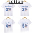 thumbnail image 2 of Camiseta de cumpleaños feliz de Lilo & Stitch de Disney para niños, ropa para niñas de 1, 2, 3, 4, 5, 6, 7, 8 y 9 años, camiseta divertida para niños, ropa para niños, 2 of 5