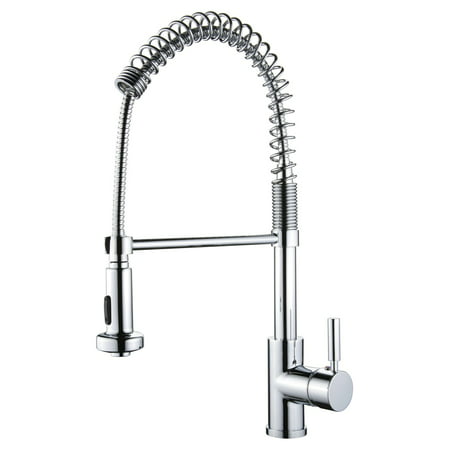 UPC 845805042233 product image for Yosemite Home Decor One Handle Spring Pull-out Kitchen Faucet | upcitemdb.com