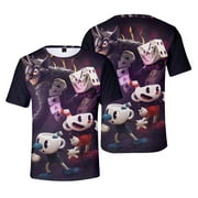Cuphead Merch T-Shirt Summer For Women/Men Short Sleeve TShirt Casual Tee Streetwear Top