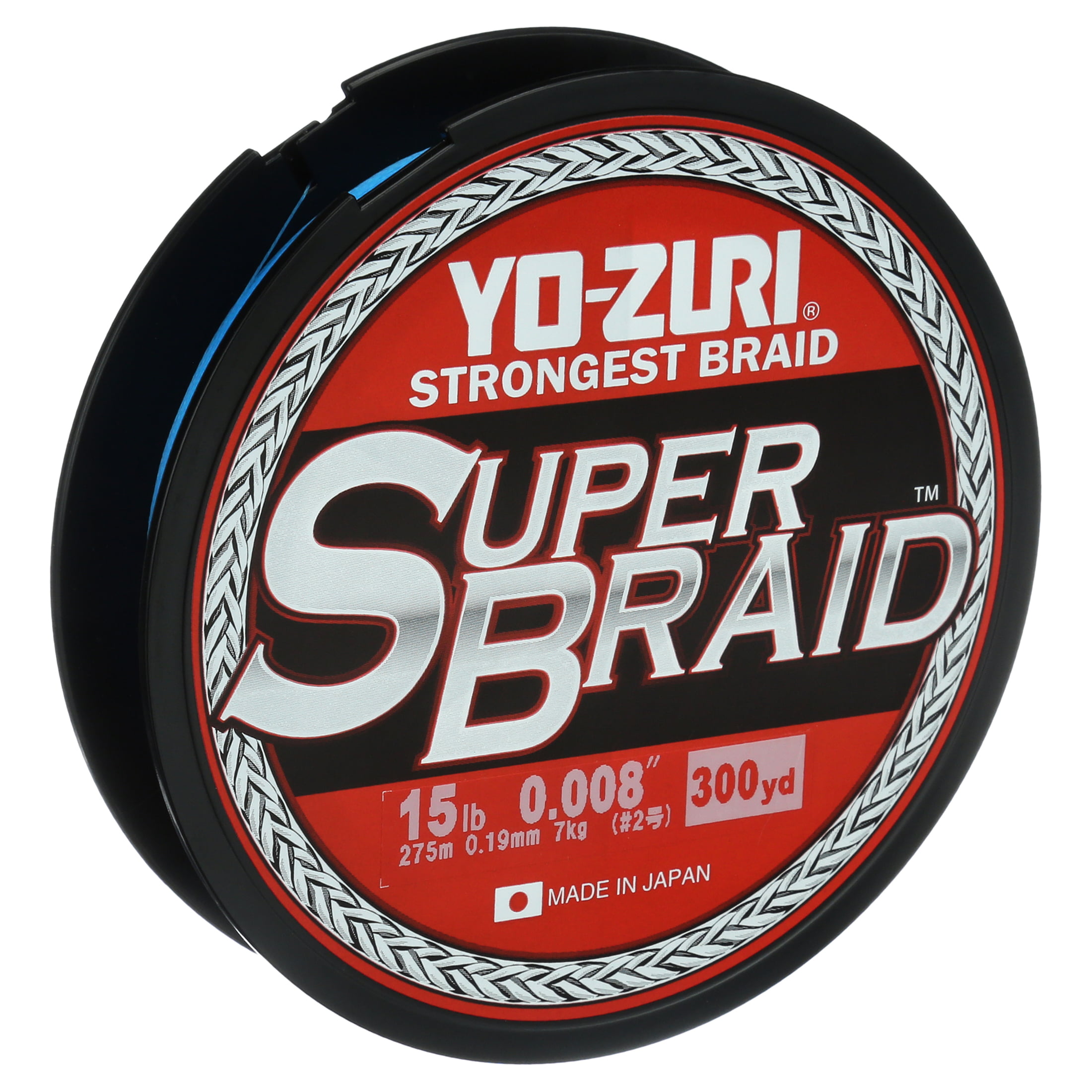 Yo-Zuri Super Braid 300 yard Spool Blue 15 Pound Line 