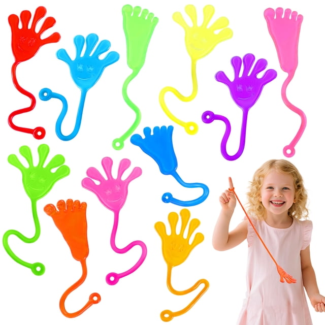 Joyin, 30 unidades, juguetes adhesivos para manos y pies, 14,5 cm, regalo de fiesta infantil