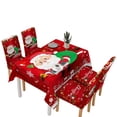 thumbnail image 2 of para navideña, para sillas de comedor, impermeables, para sillas de Papá Noel lavables, mantelería navideña pa Sunnimix Manteles, 2 of 6