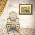 thumbnail image 3 of Frank, Assaf 24x19 Gold Ornate Wood Framed with Double Matting Museum Art Print Titled - Colorful Aquilegia flowers on plants in garden, 3 of 4